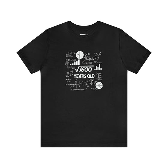 Square Root 1600 Years Old Short Sleeve Tee