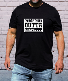 Straight Outta Shape Men's Short Sleeve Tee
