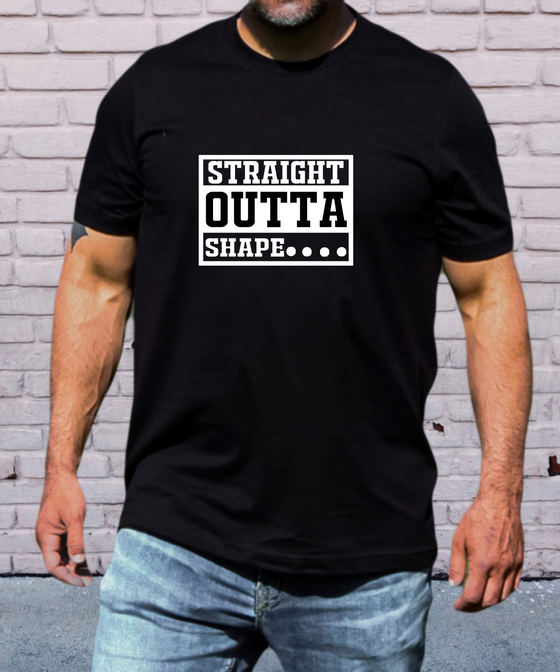 Straight Outta Shape Men's Short Sleeve Tee