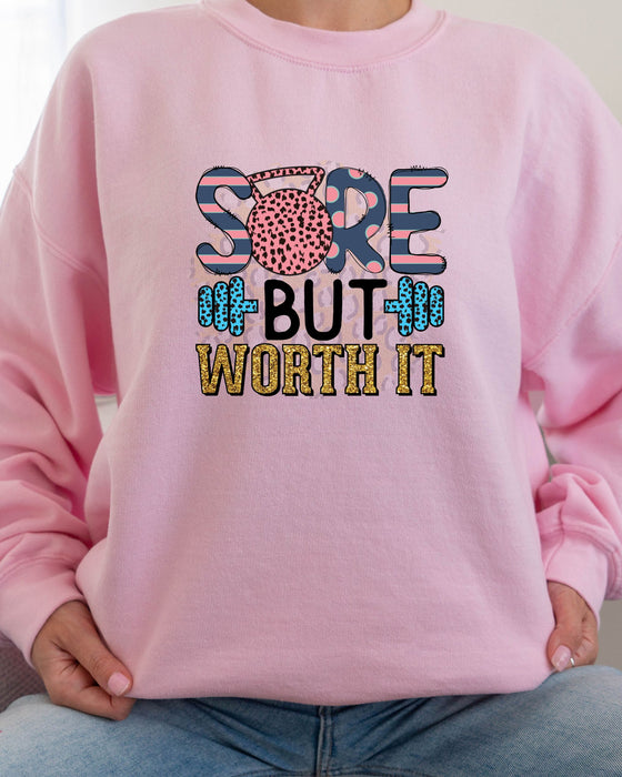 Sore But Worth It Crewneck Sweatshirt