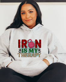  Iron Is My Therapy Hoodie